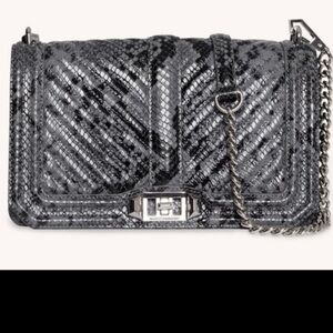 Rebecca Minkoff Chevron Quilted Love Crossboby